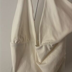 Garage Cream Halter Top